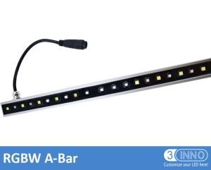 Aluminium Tube Tube de LED RGBW DC12 barre aluminium 24V DMX Bar aluminium barre lumineuse RGBW Bar linéaire linéaire Bar éclairage DMX Bar aluminium barre LED RGBW 3D LED bande de LED